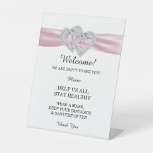 Diamond Hört rosa Hochzeitssicherheit