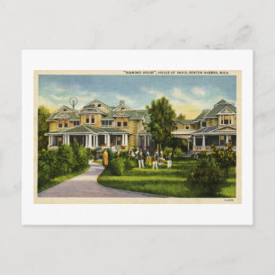 Diamond House - Haus von David - Benton Harbor MI Postkarte