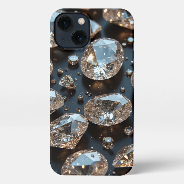Diamond iPhone Case sieht wie echter Diamant-Luxus Hülle (Rückseite)