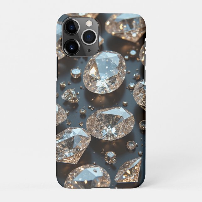 Diamond iPhone Case sieht wie echter Diamant-Luxus iPhone Hülle (Rückseite)