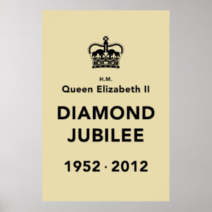 Diamond Jubilee Gedenkplakat [Ruhe] Poster