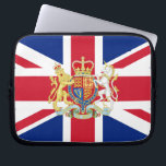 Diamond Jubilee Gewerkschaft Flag und Royal Wappen Laptopschutzhülle<br><div class="desc">Königliche Wappen- und Gewerkschaft-Flagge des Vereinigten Königreichs von Großbritannien und Nordirland Diamond Jubilee Erinnerungsbuchse Laptop-Ärmel.</div>