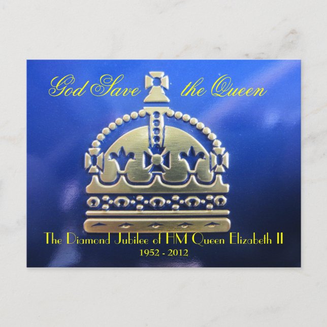 Diamond Jubilee Postcard Postkarte (Vorderseite)