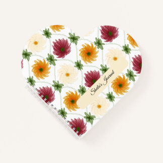 Diamond Lattice Pattern Multicoloured Notizbuch