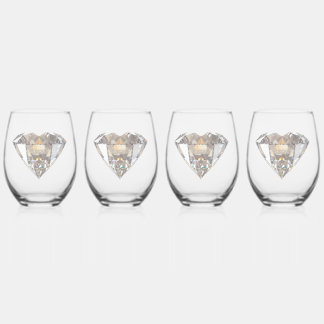 Diamond Life Weinglas Ohne Stiel