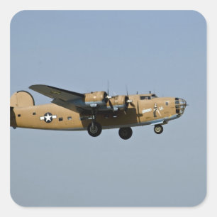 Diamond Lil B-24 Bomber, Landung in Oshkosh, Quadratischer Aufkleber