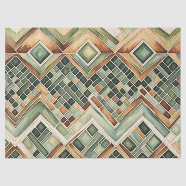 Diamond Mosaic Harmony Seidenpapier (Vorderseite)