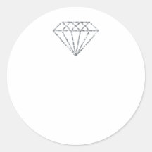 Diamond Name Wedding Bridal Sweet16. White