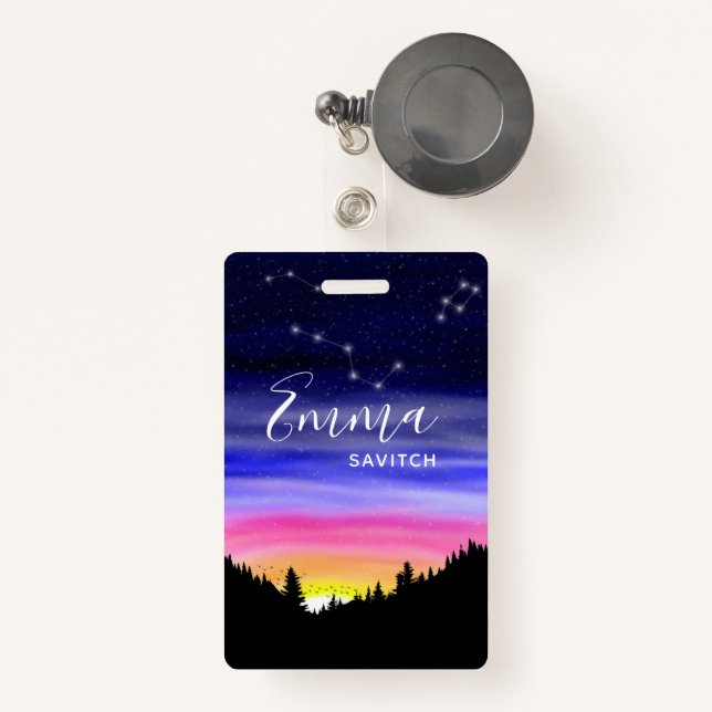 Diamond Night Abzeichen Ausweis (Vorderseite mit Rechteck)