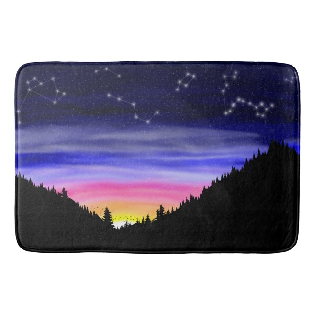 Diamond Night Bath Mat Badematte (Vorderseite)