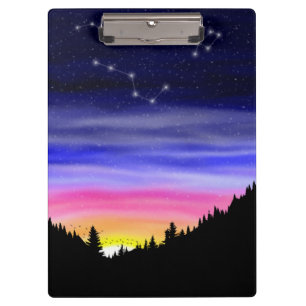 Diamond Night Clipboard Klemmbrett
