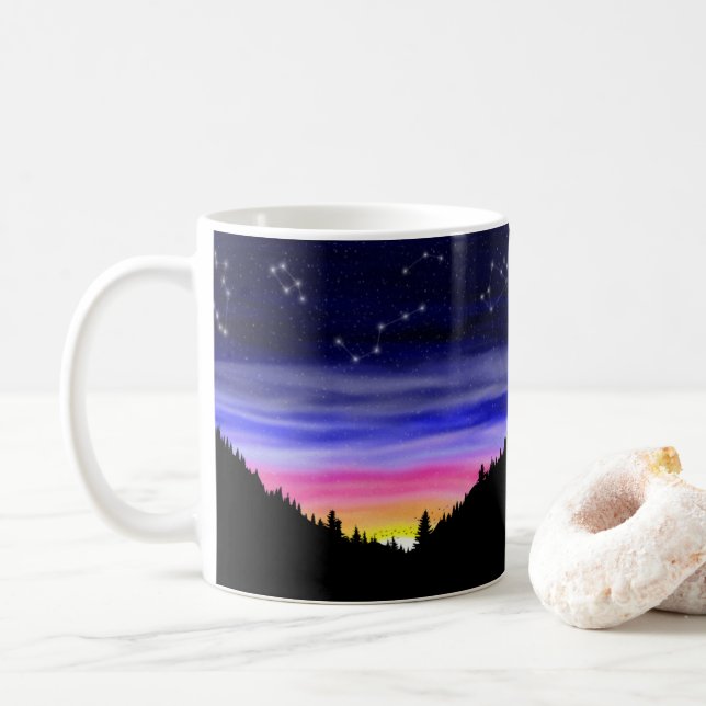 Diamond Night Kaffeetasse (Mit Donut)