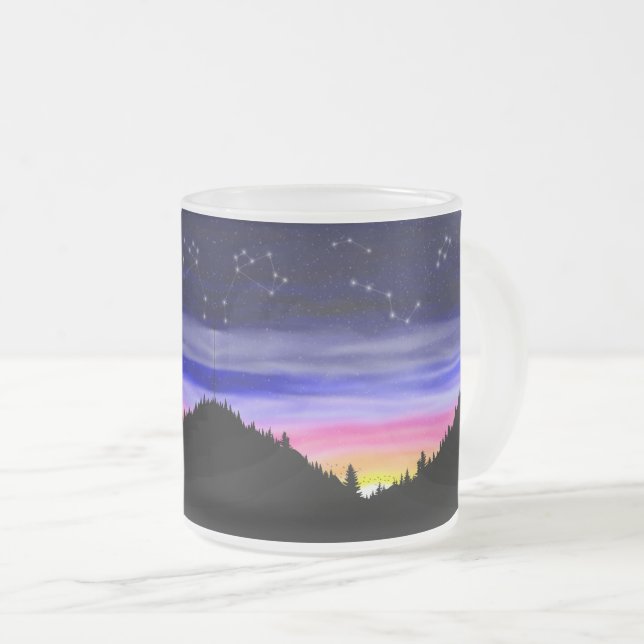 Diamond Night Mattglastasse (VorderseiteRechts)