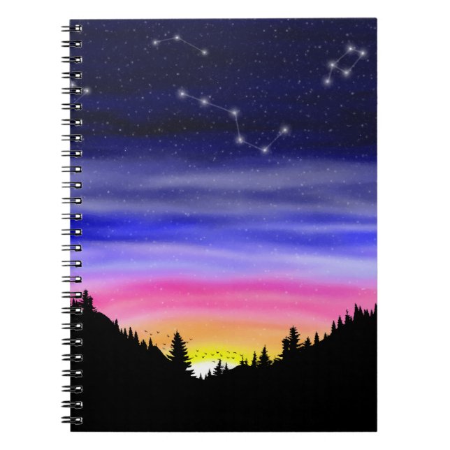 Diamond Night Notebook Notizblock (Vorderseite)