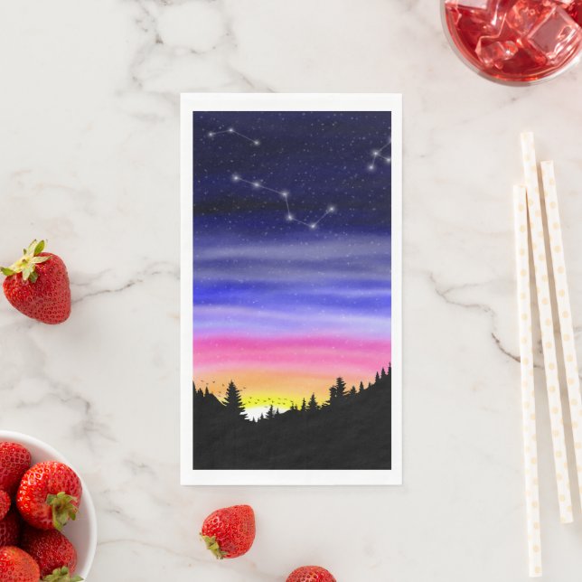 Diamond Night Paper Handtücher Serviette (Beispiel)