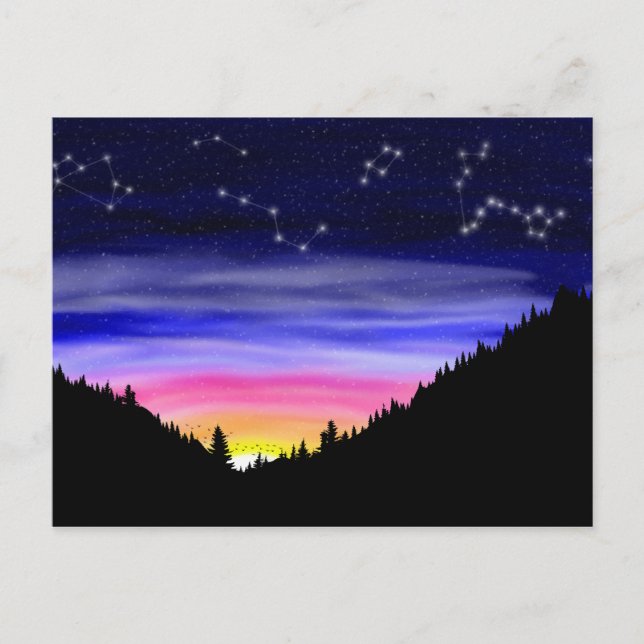 Diamond Night Postkarte (Vorderseite)