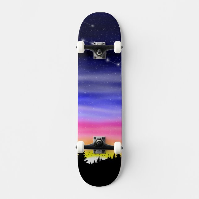 Diamond Night Skateboard (Vorderseite)