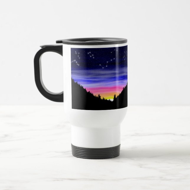 Diamond Night Travel Mug Reisebecher (Links)