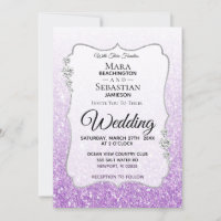 *~* Diamond Ombre Lila Glitzer Gradient Wedding