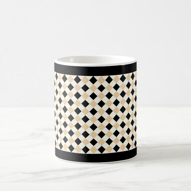 Diamond Pattern #1-2 Kaffeetasse (Mittel)