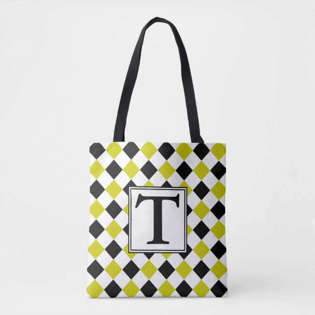Diamond Pattern #1 Mit Monogramm (Vorderseite)