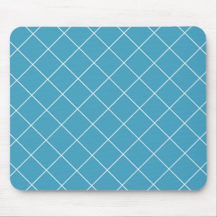 Diamond Pattern Aqua Mousepad