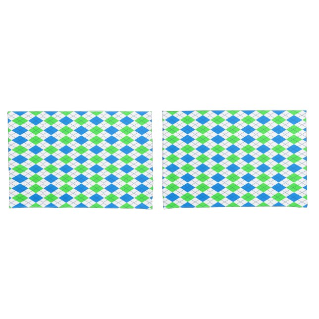 Diamond Pattern Hüllen Kissenbezug (Vorderseite-Set)