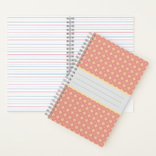 Diamond Pattern Rosé Notizbuch