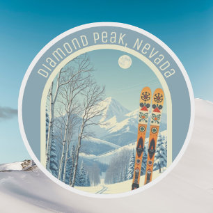 Diamond Peak Nevada Ski-Souvenir Aufkleber