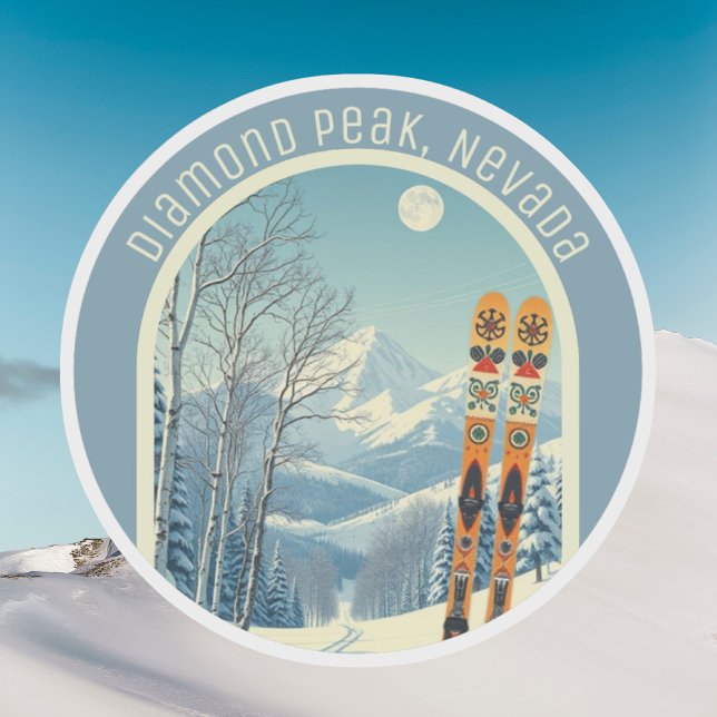 Diamond Peak Nevada ski souvenir  Aufkleber (Von Creator hochgeladen)