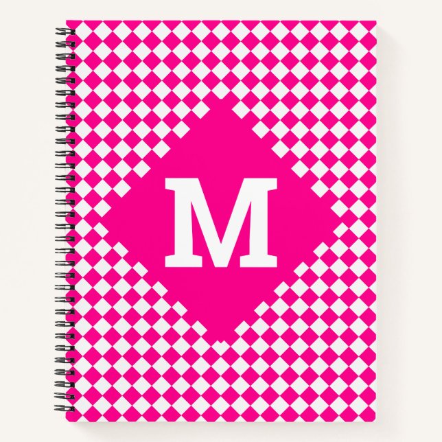 Diamond Pop: Bold & anpassbarer Charme Notizbuch (Vorderseite)