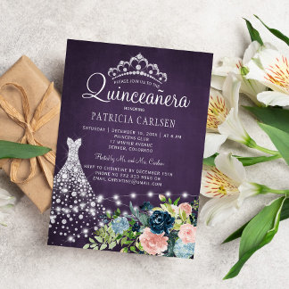 Diamond Prinzessin Kleid Aquarellfarben Chinceaner Einladung