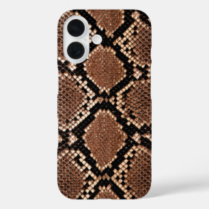 Diamond Rattlesnake Snake Skin iPhone 16 Hülle