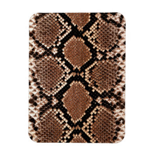 Diamond Rattlesnake Snake Skin Magnet
