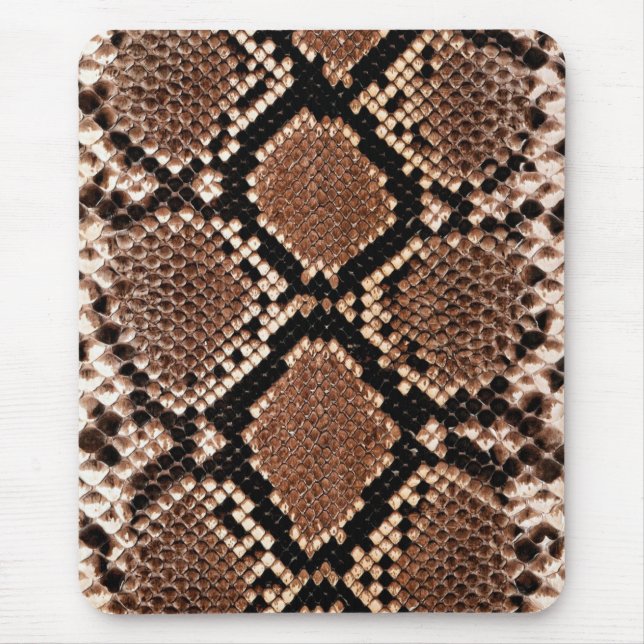 Diamond Rattlesnake Snake Skin Mousepad (Vorne)