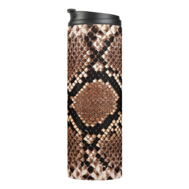 Diamond Rattlesnake Snake Skin Thermosbecher (Nach rechts gedreht)