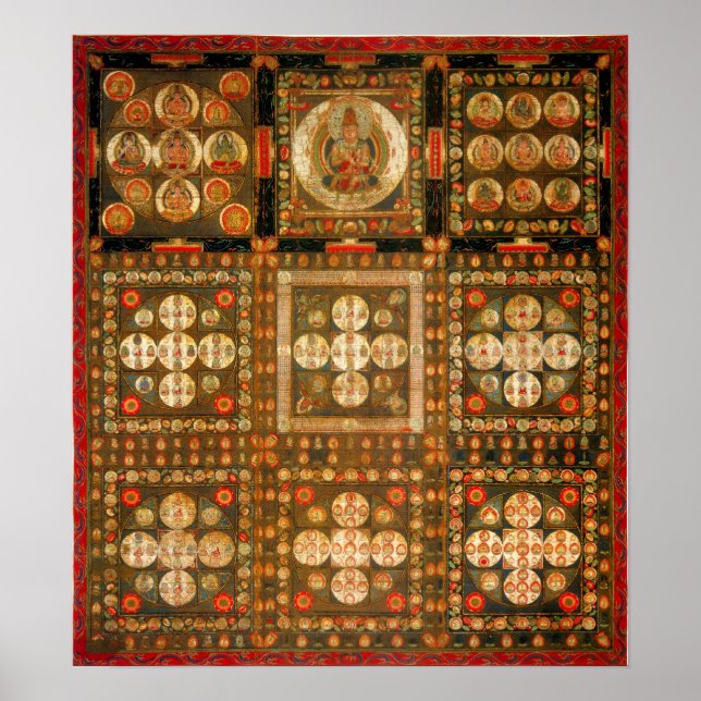 Diamond Realm Mandala Poster (Vorne)