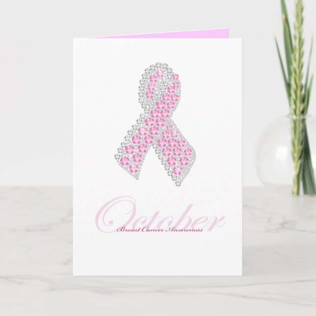 Diamond Ribbon Card Feiertagskarte (Vorderseite)