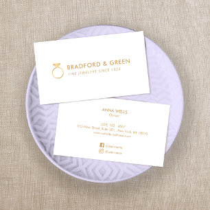 Diamond Ring Fine Jewelers Visitenkarte