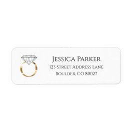 Diamond Ring Wedding Verlobung Rücksendeadresse