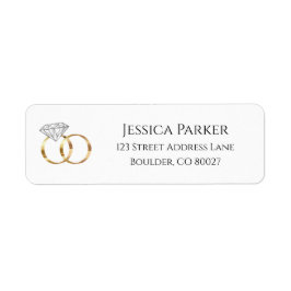 Diamond Rings Wedding Verlobung Rücksendeadresse