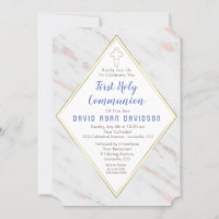 Diamond Rose Gold Marmor Erste heilige Kommune