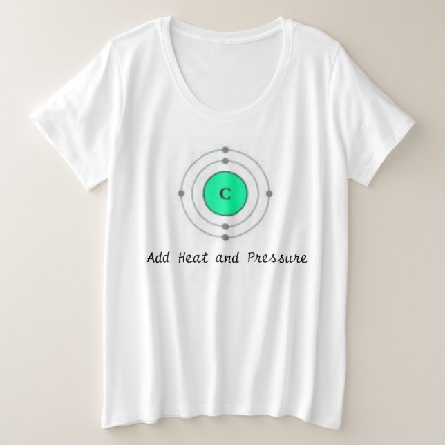 Diamond Science Große Größe T-Shirt (Design vorne)