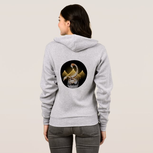 Diamond Scorpion Vegas Hoodie ♏️ ✨ (Schwarz voll)