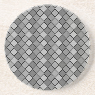 Diamond-Serie---Grauer Untersetzer 1 von vielen Fa