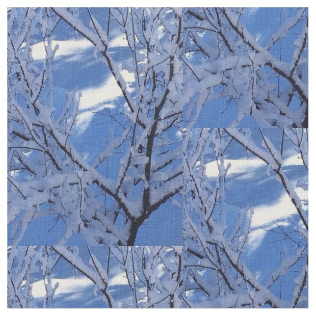 Diamond Snow Stoff (Nahaufnahme)