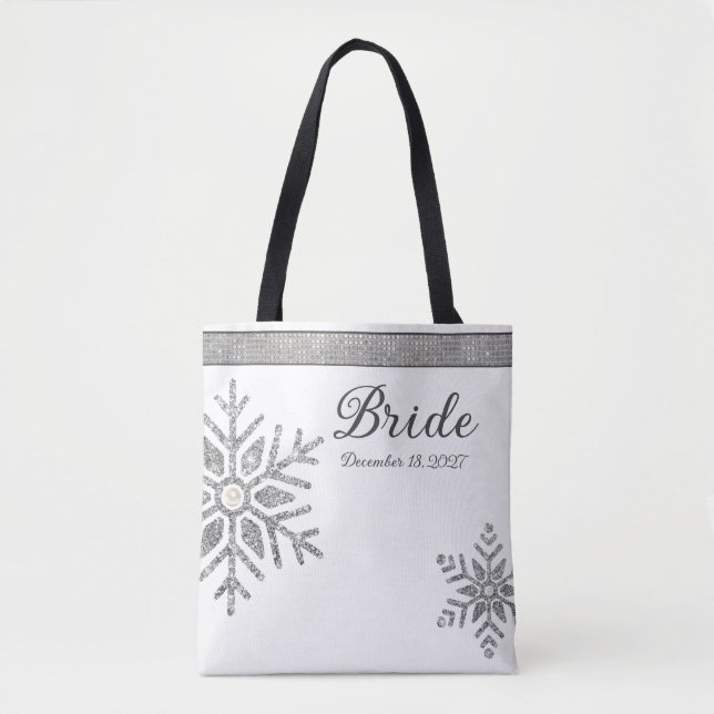 Diamond Snowflake Winter Wedding Bride (Vorderseite)