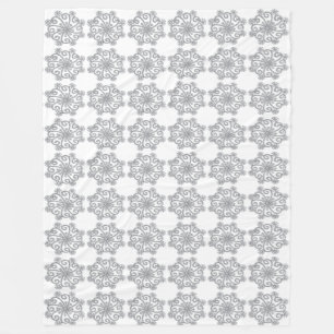 Diamond Snowflakes Fleece Blanket