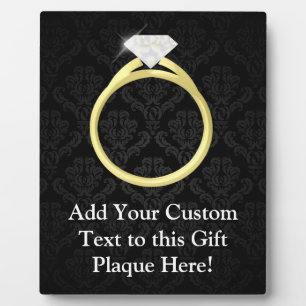 Diamond Solitaire Ring Fotoplatte