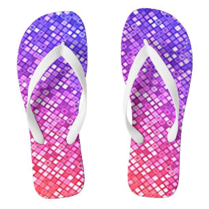 Diamond Sparkle Ombre Flip Flops